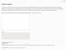 Tablet Screenshot of gendercounter.net